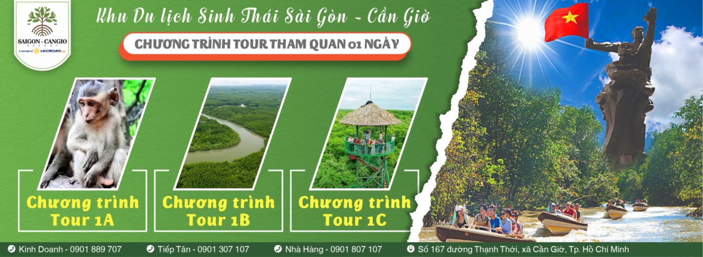 CHƯƠNG TRÌNH TOUR THAM QUAN 01 NGÀY