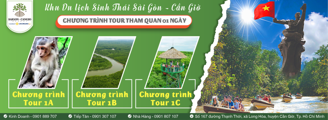 CHƯƠNG TRÌNH TOUR THAM QUAN 01 NGÀY